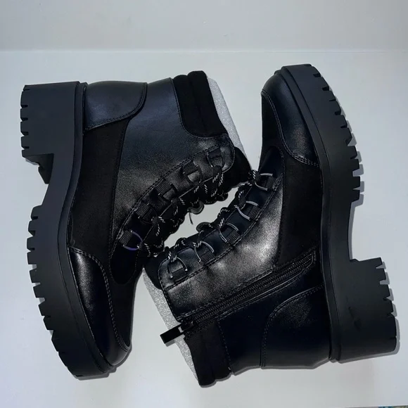 Combat Heeled Boots-Women - Picture 5 of 7